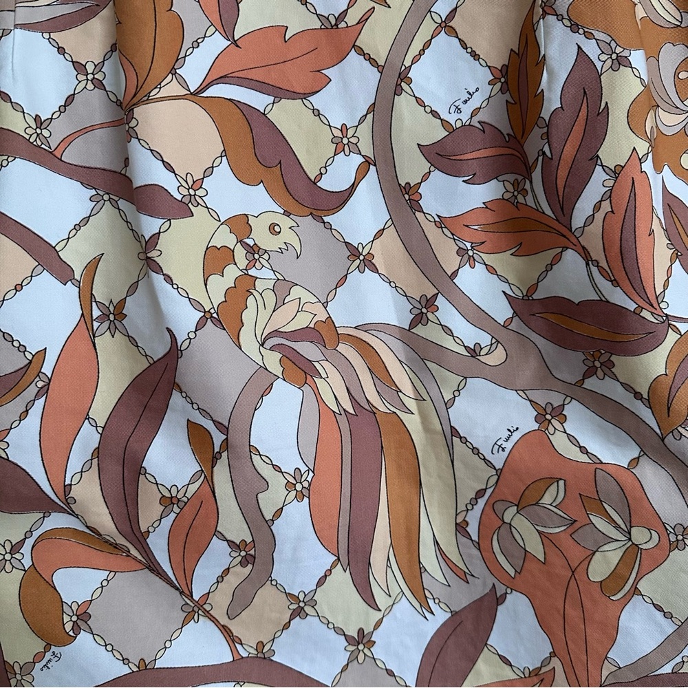Vintage 60s Emilio Pucci Print Skirt 28" Waist - Picture 6 of 15